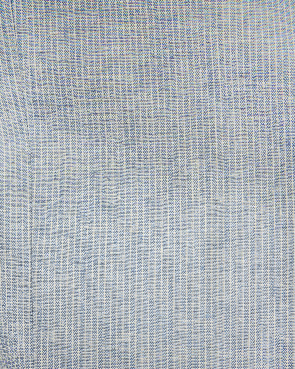 Single Breasted Summer Suit Jacket, Blue Stripe, hi-res